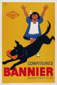 A photograph of Confitures Bannier poster