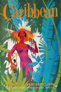A photograph of Caribbean Pan American Poster