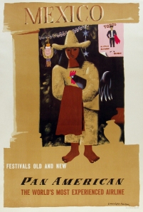 A photograph of Mexico Pan American Poster